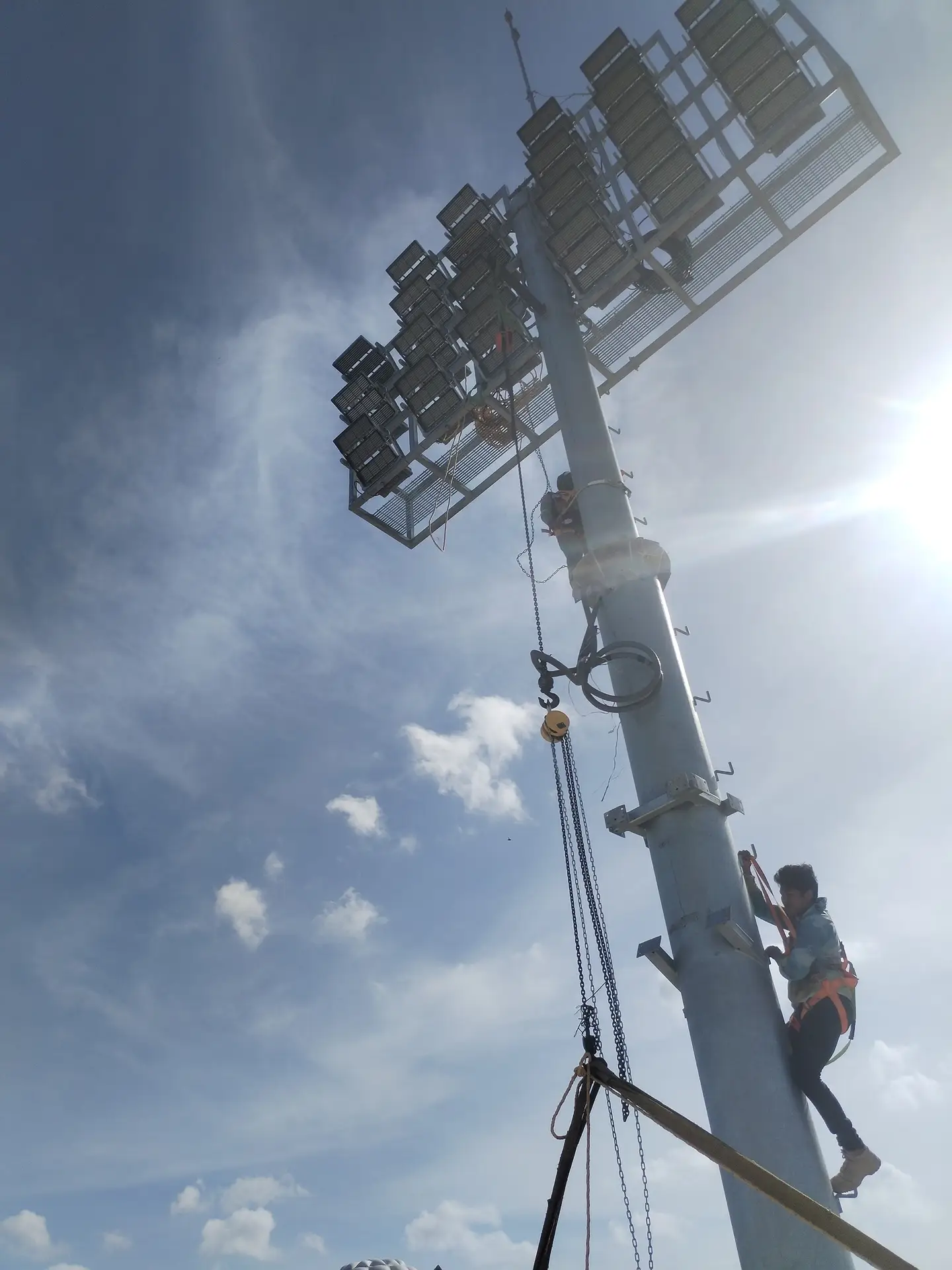 Torres de iluminación para campos y complejos deportivos